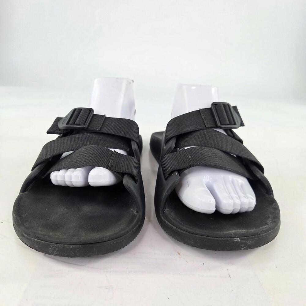Chaco Chillos Sandals Sandals Mens US 10 Buckle Comfort Black Slide Water Shoes - Picture 2 of 10